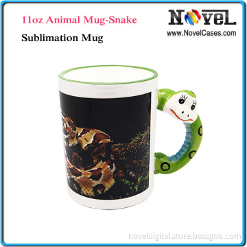 11oz Animal Mug-Snake, Sublimation Mug